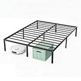 Sweetcrispy Full Size 12 Inch Platform Bed Frame, Heavy Duty Metal Foundation Frame, Noise-Free Sturdy Steel Slats, Underbed Storage, No Box Spring Needed, Quick Setup