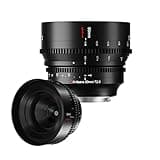 7artisans 50mm T2.0 Cine Lens for Canon EOS-R, Full-Frame Prime Lens with Declick Spectral Aperture