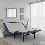 GOWE Queen Adjustable Bed Base with Massage and Head and Foot Position Adjustments