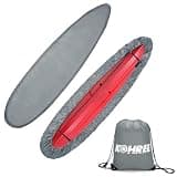 Kohree 600D Kayak Cover Waterproof, Kayak Covers for Outdoor Storage, Heavy Duty UV Protection Paddle Board Covers SUP Canoe Cover, 10.2-11.5ft
