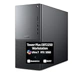 Dell Tower Plus EBT2250 Workstation Desktop, Next-gen XPS (Intel Ultra 7-265, 32GB DDR5, 1TB PCIe SSD, GeForce RTX 5060, 460W PSU, WiFi 7, Bluetooth 5.4, RJ-45, 3 Display Port, 2 HDMI, Win 11 Pro)