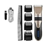 DAXXIN Hair Cutting Tool, Professional Hair Clipper Mens Barber Beard Trimmer Rechargeable Hair Cutting Machine Ceramic Blade Low Noise Adult Kid Haircut