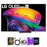LG 83 Inch C6H Series 4K OLED evo AI Smart webOS TV Bundle