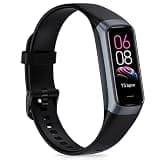 Fitness Tracker with Heart Rate/Blood Pressure/Pedometer/Calories/Sleep, Activity Tracker with 1.1"" AMOLED Screen, Step Tracker for Android iPhones Women Men