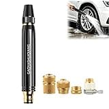 Powerful High Pressure Sprayer, Powerful High-Pressure Home Car Wash & Garden Sprayer, Heavy Duty Adjustable Twist Hose Nozzle Jet Sweeper Nozzle for Patio Car (Set D)