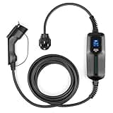 LEFANEV 40Amp EV Charger Level 2,25ft NEMA 14-50 9.6KW Portable Electric Vehicle Charging Station for Electric and Hybrid Vehicles