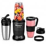 Koblenz Mix&Go Personal Blender 1000W, 12-Pc Kit, Grey, LPKM-1000 PREMIUM