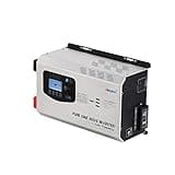 Ampinvt 3000W Peak 9000W Pure Sine Wave Inverter,12V DC to 120V AC Output with Battery AC Charger for Off-Grid Solar RV Boat Home,Support Sealed Gel AGM Flooded Lithium Battery
