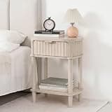 Veihaus Modern Night Stand, White