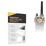BoxWave Screen Protector Compatible With Midland GXT1050VP4 - ClearTouch Anti-Glare Privacy (2-Pack), Privacy Screen Protector Flexible Film Anti-Glare
