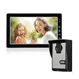 ONMYJFD 9 Inch Wired Video Intercom for Home Door Phone Doorbell System LCD Indoor Waterproof IR Camera