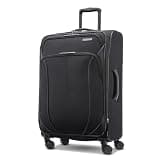 American Tourister 4 KIX 2.0 Expandable Softside Luggage with Spinner Wheels, 24 SPINNER, BLACK