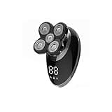 MVNOIRE Power Display 5 in 1 Rechargeable Electric Shaver Clippers Floating Nostril Ear Trimmer Men's Cleaning