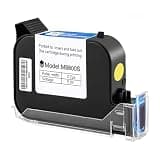 Minssine 1PC Original 42ml High Adhesion and Quick Dry, Solvent Ink Cartridge Replacement for Handheld Inkjet Printer Z10/C10/M10/M12, Compatible for 0.5inch/12.7mm Nozzle Coding Machine (Yellow)