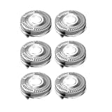 SH50/52 Replacement Head ,Compatible For Philips Norelco 5000 Series Electric Shavers S5000 S5110 S5100 S5080 S5420 S5070 Blade(6)