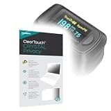 BoxWave Screen Protector Compatible With HealthTree JKS50B Fingertip Pulse Oximeter (2.5 in) - ClearTouch Crystal Privacy (2-Pack), Privacy Screen Protector Flexible Film Clear