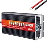 YXINHONGYUE Power Inverter, 5000W DC 12V,24V,48V,60V,72V to 110V 230V AC Converter Multifunctional Home Emergency Inverter for Home, Vehicles, Off-Grid,12v to 220v 50hz