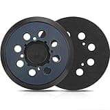 Gnellkoor Sander Pad Replacement for Dewalt, 2 Pack 5" 8 Hole Hook and Loop Orbital Sander Pad Compatible with DeWalt DWE6421 6421K DWE6423 6423K DCW210B Random Orbital Sanders (4 Screw Holes)