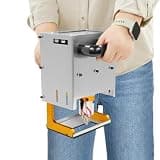 eaizybuk 110V 120W Handheld Electric Metal Marking Machine, 3.54''x1.18'' Flexible Pneumatic Dot Peen Marking Engraving Machine Clear Touch Screen Maximum Marking Depth 1mm for Letters, Dot Peen