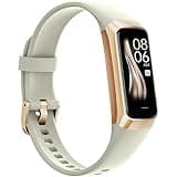 Fitness Tracker,2025 Smart Watch with Blood Pressure Heart Rate & Sleep Monitor IP67 Waterproof Step Calorie Counter Pedometer Fitness Activity Watch for Men Women Android iOS Phone (Vanilla White)
