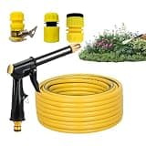 Small Pressure Washer – ABS 19cm 130g | Leakproof Portable Water Sprayer | Power Wash High Pressure Cleaner Handheld Hydro Adjustable Spraying Wand Nozzle Hose Attachment