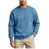 VXRDJU Men's Oversized Sweatshirt Crewneck Basic Hoodies Pullover Shirts