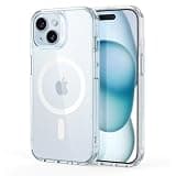 ESR for iPhone 15 Case, Compatible with MagSafe, Military-Grade Protection, Yellowing Resistant, Scratch-Resistant Back, Magnetic Phone Case for iPhone 15, Classic Series, Clear Blue