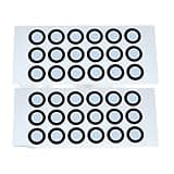 Handheld 3D Scanner Markers, Reference Point Markers/Reflection Markers Easily Compatible 3D Scanner for Complex Details(Inner 16mm Outer 28mm(100))