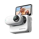 Insta360 GO 3 64GB – Vlogging Camera for Creators, Vloggers, Mini Action Camera with Flip Touchscreen, Light and Portable, Hands-Free POV, Mount Anywhere, Stabilization, Remote Preview, Waterproof