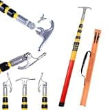 Telescopic Adjustable Rescue Hook Pole, Fire Hooks Rescue Equipment for Emergency Care, Fiberglass Telescopic Pole with Strage Bag for Tester(8m(26.2ft) 4 Sections)