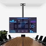 TV Stand Ceiling TV Mount, Height Adjustable Flat Slope Ceiling TV Wall Mount