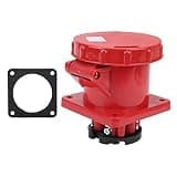 Omquot 63A 3P+N+E 5 Pin Industrial Plug With Nickel Plated Contacts For Wet Environments And Construction Sites