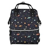 Pioyoku Space Planets (1) Print Diaper Bag Backpack -Multifunction Travel Baby Diaper Bag,Baby Bags For Girls Boys