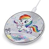 Rainbow Wash Wireless Charger Magnetic Phone Induction Charger 10w Fast Wireless Charging Station Compatible with iPhone 17 16 15 14 13 12 Pro Max Samsung Galaxy S25 S24 S23