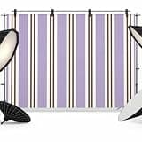 Purple Brown Striped Backdrop 8x6ft Modern Farmhouse Vertical Stripes Photography Backdrop Photoshoot Background Tapestry Banner for Birthday Baby Shower Decoration Party Video Photo Studio Props