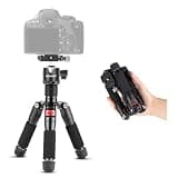 NEEWER Portable Travel Mini Tabletop Tripod, Aluminum Alloy 20''/ 50cm Desktop Desk Tripod with 360 Degree Ball Head, 1/4" Quick Shoe Plate for DSLR Camera Video Camcorder, Max Load 11 lb/5 kg