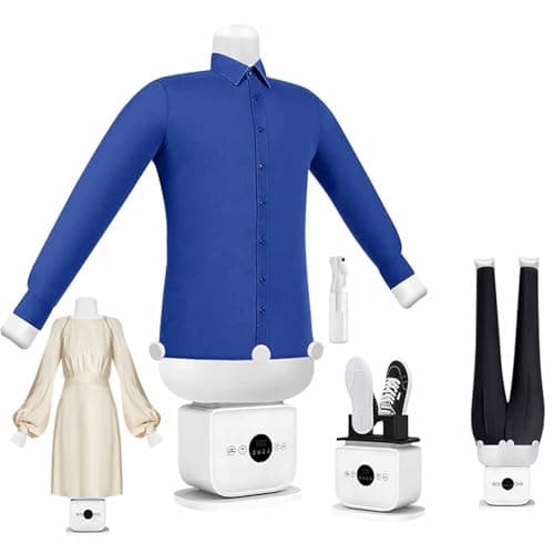 Automatic Hot Air Dryer & Iron, 8 Minutes Quick Ironed Dry Automatic Ironing Machine for Shirts, Apartment & Dorm Room Essentials, Hands-Free Vertical Drying Set 1