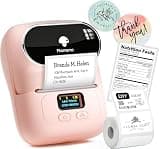 Phomemo Label Printer M110- Small Address Label Maker-Baby Pink