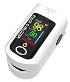 X1805P Fingertip Pulse Oximeter Blood Oxygen (O2) Saturation Monitor Pulse Ox w/Plethysmograph and Perfusion Index (PI) For Sports or Aviation Use