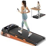 Walking Pad with 15% 12-Level Auto Incline/Bluetooth Speaker/RGB Light, 3 in 1 Under Desk Treadmill, 3.5HP Quiet Portable Treadmill for Home Hiking, 450lbs Capacity, APP & Remote