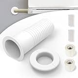 Daisypower Wall Sleeve for Air Conditioner Line Set Covers for Outside Units, Mini Split Line Set AC Sleeve Trough the Wall Pipe Accessories for 3in Wall Hole (8 inches Length)