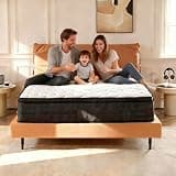 Ywtuopuoc King Size Mattress, 12 Inch King Mattress Hybrid in Box with Memory Foam and Individually Pocket Springs, Medium Firm Breathable Pressure Relief for Back and Stomach Sleepers