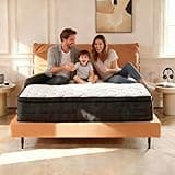 Ywtuopuoc King Size Mattress, 12 Inch King Mattress Hybrid in Box with Memory Foam and Individually Pocket Springs, Medium Firm Breathable Pressure Relief for Back and Stomach Sleepers
