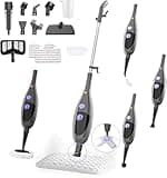 Steam Mop,12 in 1 Steam Cleaner for Home,15s Fast Heat-Up Steam Mops for Floor Cleaning with 180° Adjustable Mop Head,Detachable Handheld Steamer for Hardwood,Tile,Carpet, Clothes,Windows & Furniture