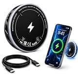 Magnetic Phone Charger with Cooler, Fast Wireless Charger for iPhone