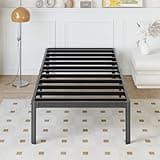 Yicensen 14 Inch Twin XL Bed Frame Heavy Duty Metal Platform Bed Frame Twin XL with Rounded Corner Legs, Noise Free, Easy Assembly, No Box Spring Needed, Black.