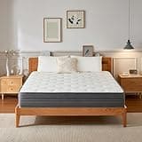 Gojef home Queen Size Mattress, 12 Inch Hybrid Memory Foam Mattress in a Box with Pocket Springs, Medium Firmness, Pressure Relief & Motion Isolation, CertiPUR-US Certified