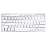 Lkfyyds BK-3001 Bluetooth Wireless 78 Keys Ultrathin Keyboard for/for iPad/iPhone(Silver)