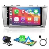 Car Stereo for Toyota Camry 2006-2011, 9" Touch Screen MP5 Player with Apple CarPlay, Android Auto, Bluetooth, Dual USB Input, and Backup Camera Support