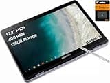 Samsung Chromebook Plus V2 360 2-in-1 Laptop w/Dual Webcam (12.2" FHD+ Touchscreen, Intel Celeron 3965Y, 4GB RAM, 64GB eMMC+64GB SD Card, Stylus Pen) Student, Home & Education, Lightweight, Chrome OS
